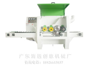 圓木多片鋸V型送料鏈傻瓜式放料，自動居中，大大提高出材率